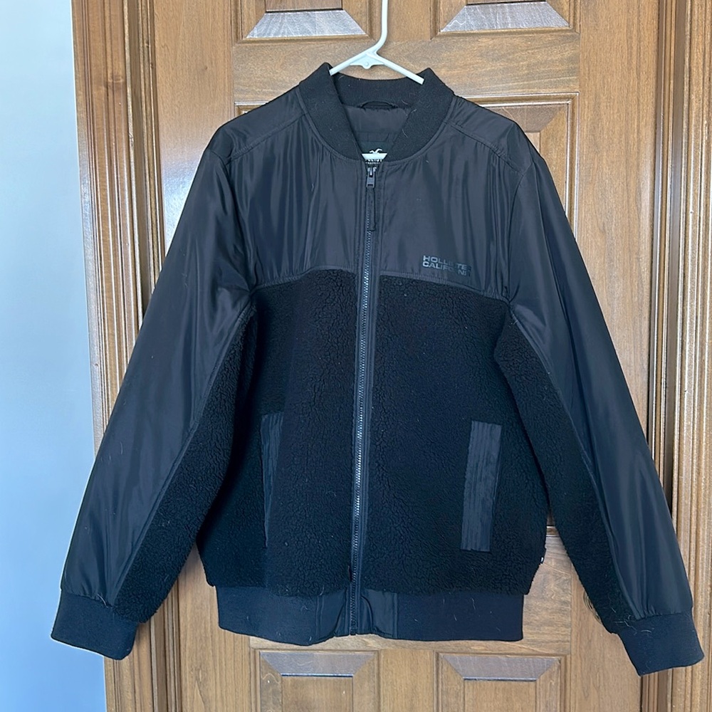 Men’s Sherpa and Nylon Bomber